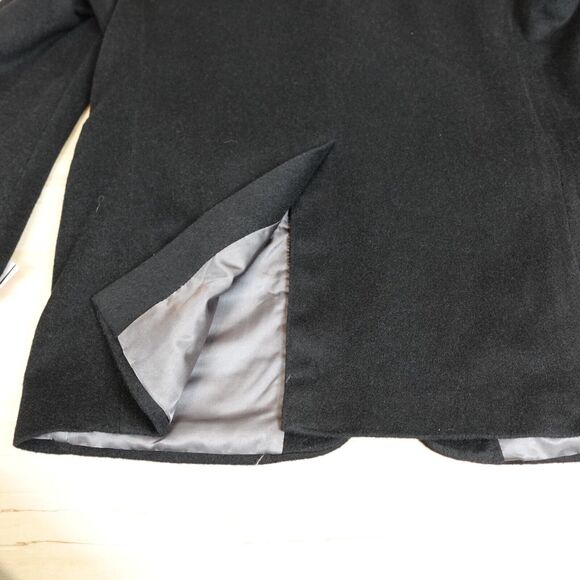 Gianfranco Ruffini Mens 42R Blazer Sports Coat Camel Hair Black Single Breasted - Picture 8 of 16